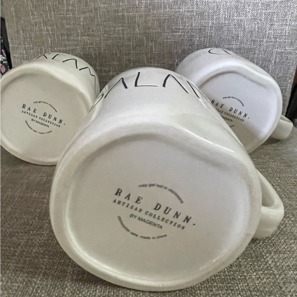3 Rae Dunn mugs - Picture 6 of 6